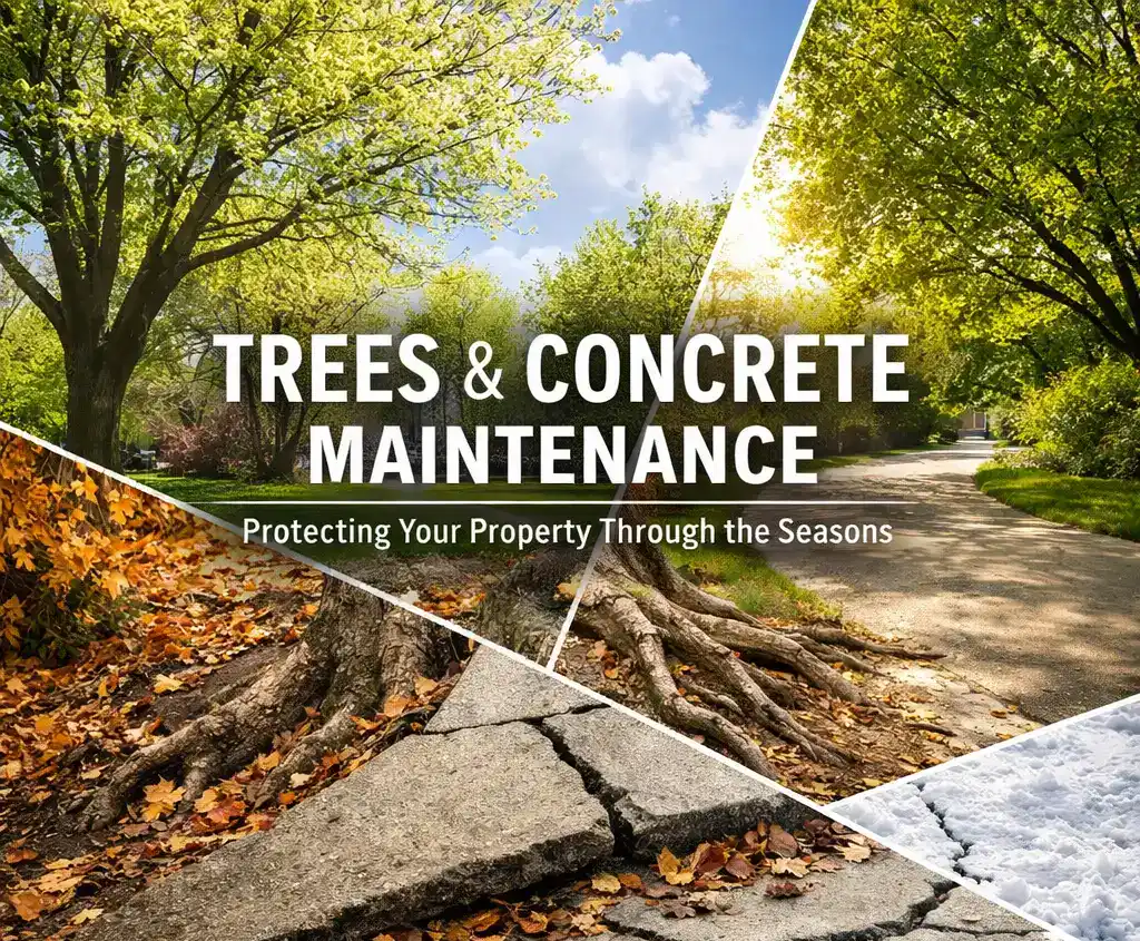 Seasonal Tree & Concrete Maintenance for Property Longevity